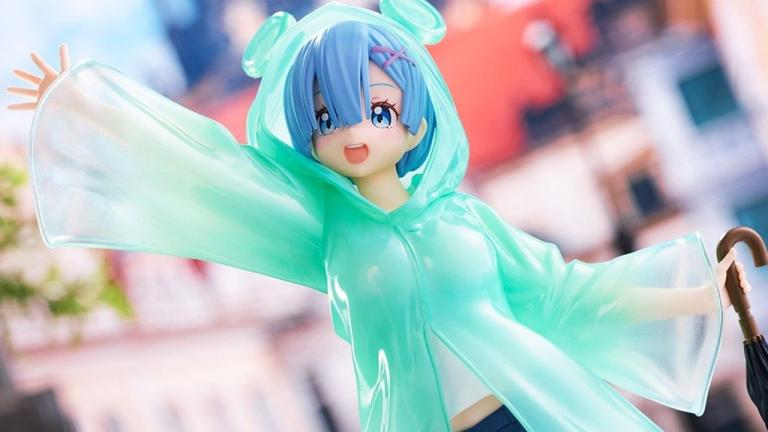 Re:Zero: Rem viste un adorable impermeable en una nueva figura