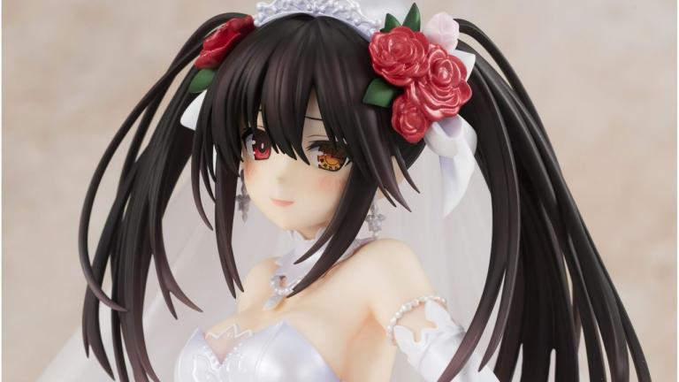 Date A Live: Kurumi Tokisaki se viste de novia para una hermosa figura