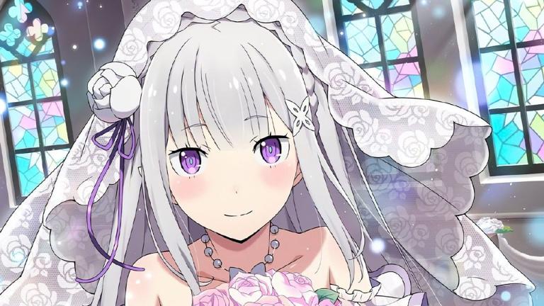 Re:Zero: Emilia se viste de novia para un nuevo evento del videojuego