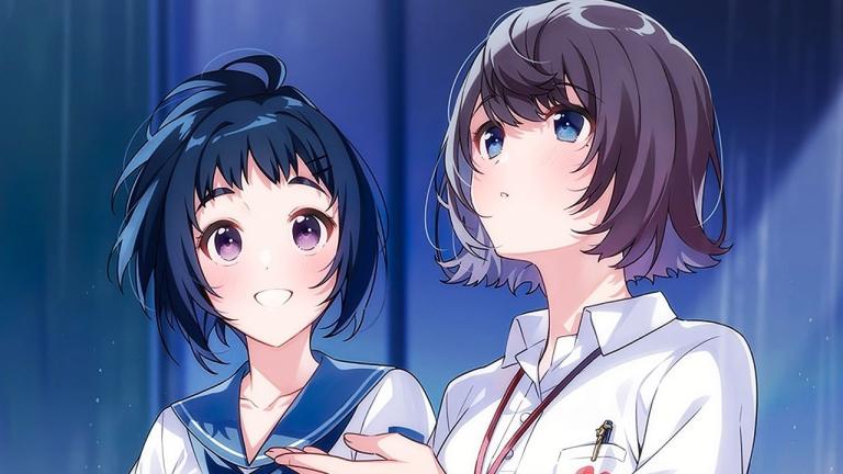 Tsukimi y Karin protagonizan el nuevo visual del anime Shiroi Suna no Aquatope
