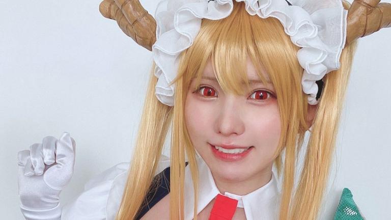 Kobayashi-san Chi no Maid Dragon: Enako hizo un cosplay de Tohru para una revista