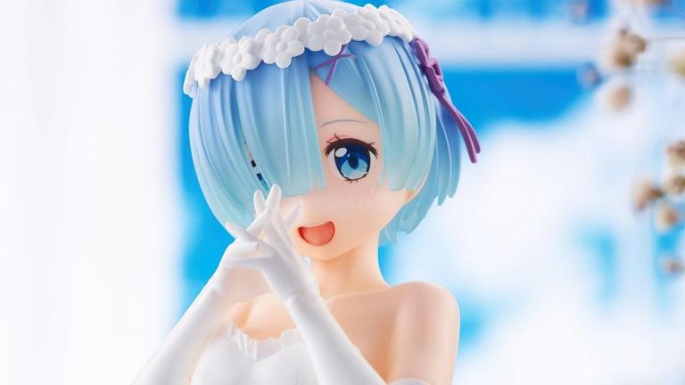 Re:Zero: Rem inspira una hermosa figura de premio en vestido de novia