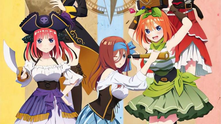 Gotoubun no Hanayome: Las quintillizas se visten de piratas para una colaboración