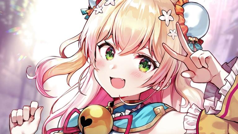 Hololive: Momosuzu Nene celebra su aniversario con una sensual dakimakura