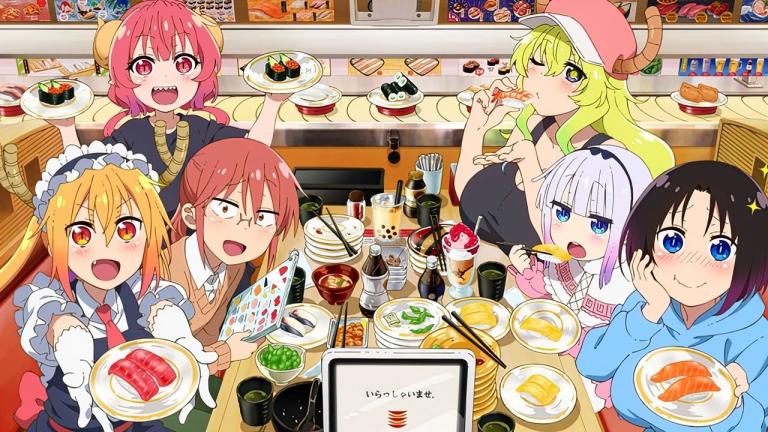 Kobayashi-san Chi no Maid Dragon anuncia una colaboración con un restaurante de sushi