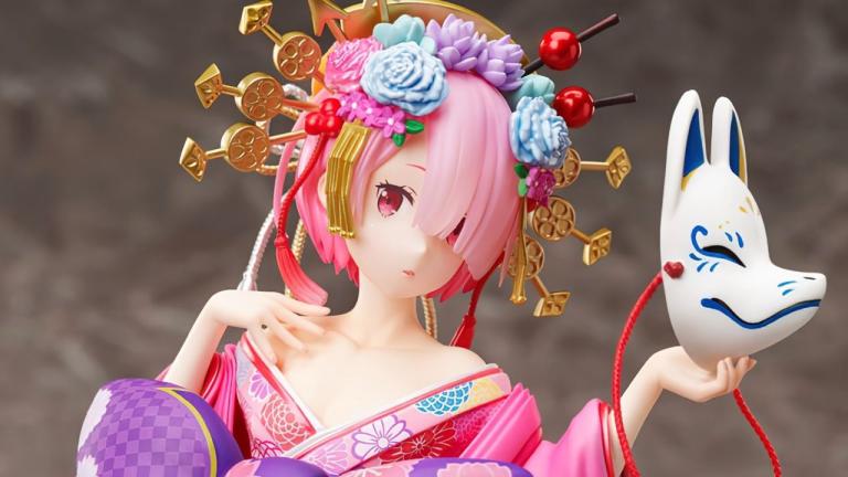 Re:Zero: Ram se viste de cortesana para una espectacular figura a escala