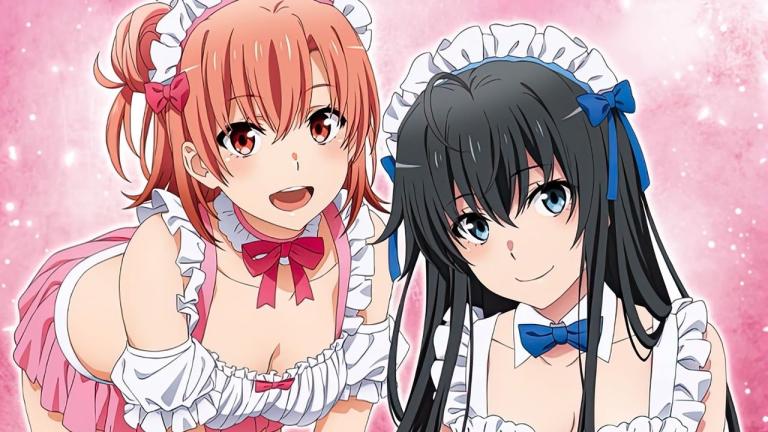 Las chicas de Oregairu se visten de sensuales maids para nuevos productos