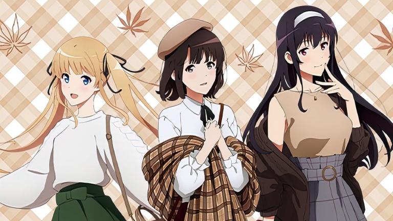 Las chicas de Saekano visten elegantes atuendos para una colaboración