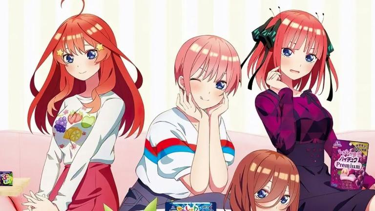 Gotoubun no Hanayome anuncia una colaboración con una línea de dulces