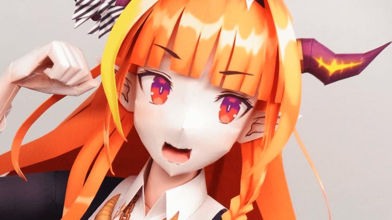 Hololive: Kiryu Coco inspira una fabulosa figura de papel no oficial