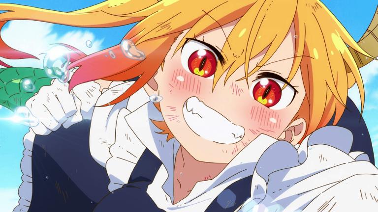 Kobayashi-san Chi no Maid Dragon: Las chicas visten lindos trajes de baño para una colaboración