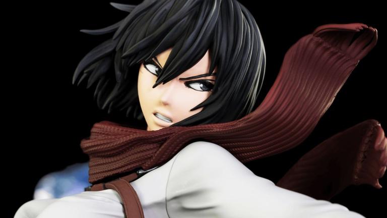 Shingeki no Kyojin: Mikasa Ackerman inspira una espectacular figura a escala