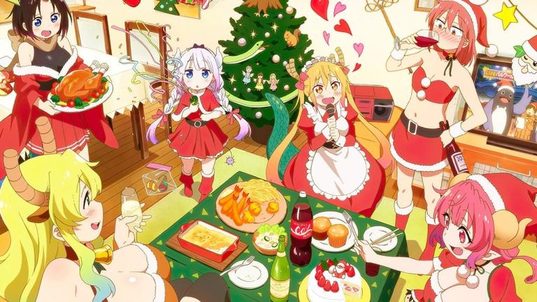 Kobayashi-san Chi no Maid Dragon tendrá un evento especial navideño este mes