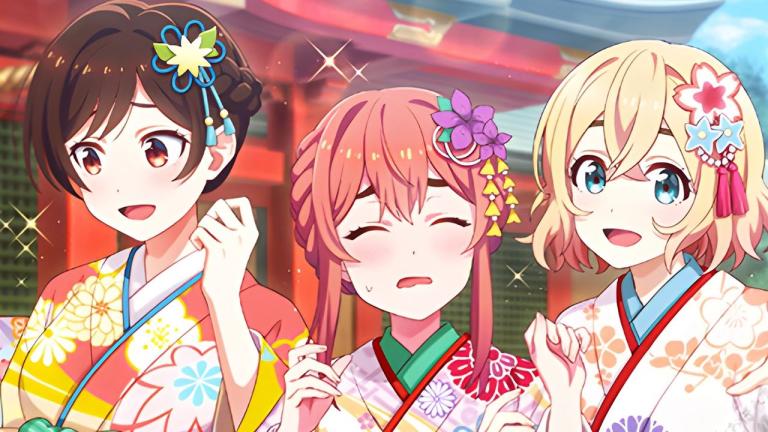 Las chicas de Kanojo, Okarishimasu visten hermosos atuendos en un evento de Año Nuevo