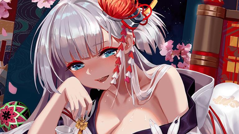 Un estudiante de China proyectó su sensual fondo de escritorio de Azur Lane