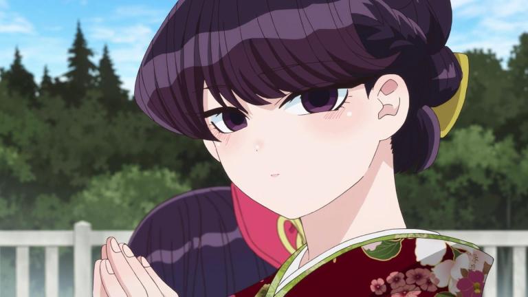 Komi-san wa, Komyushou Desu ofrece las medias de Komi con el Blu-ray BOX
