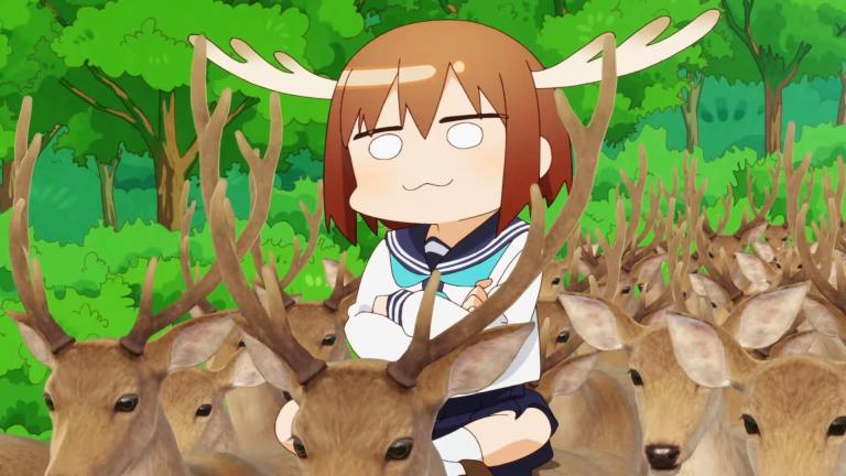 Una waifu ciervo llega en My Deer Friend Nokotan