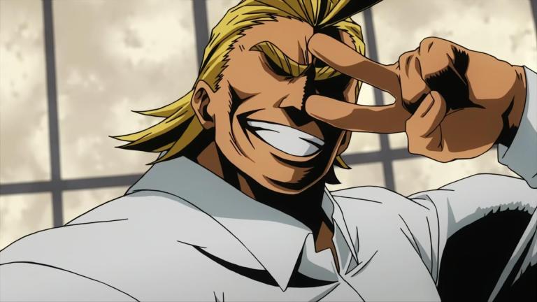 My Hero Academia revela a All Might como 'un virgen'